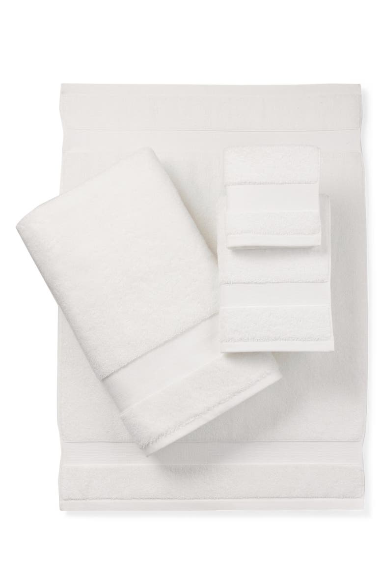 Lauren Ralph Lauren Watson Cotton Terry Cloth Washcloth, Alternate, color, White