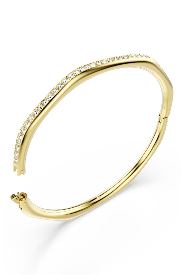 Dextera Crystal Bangle, Alternate, color, GOLD