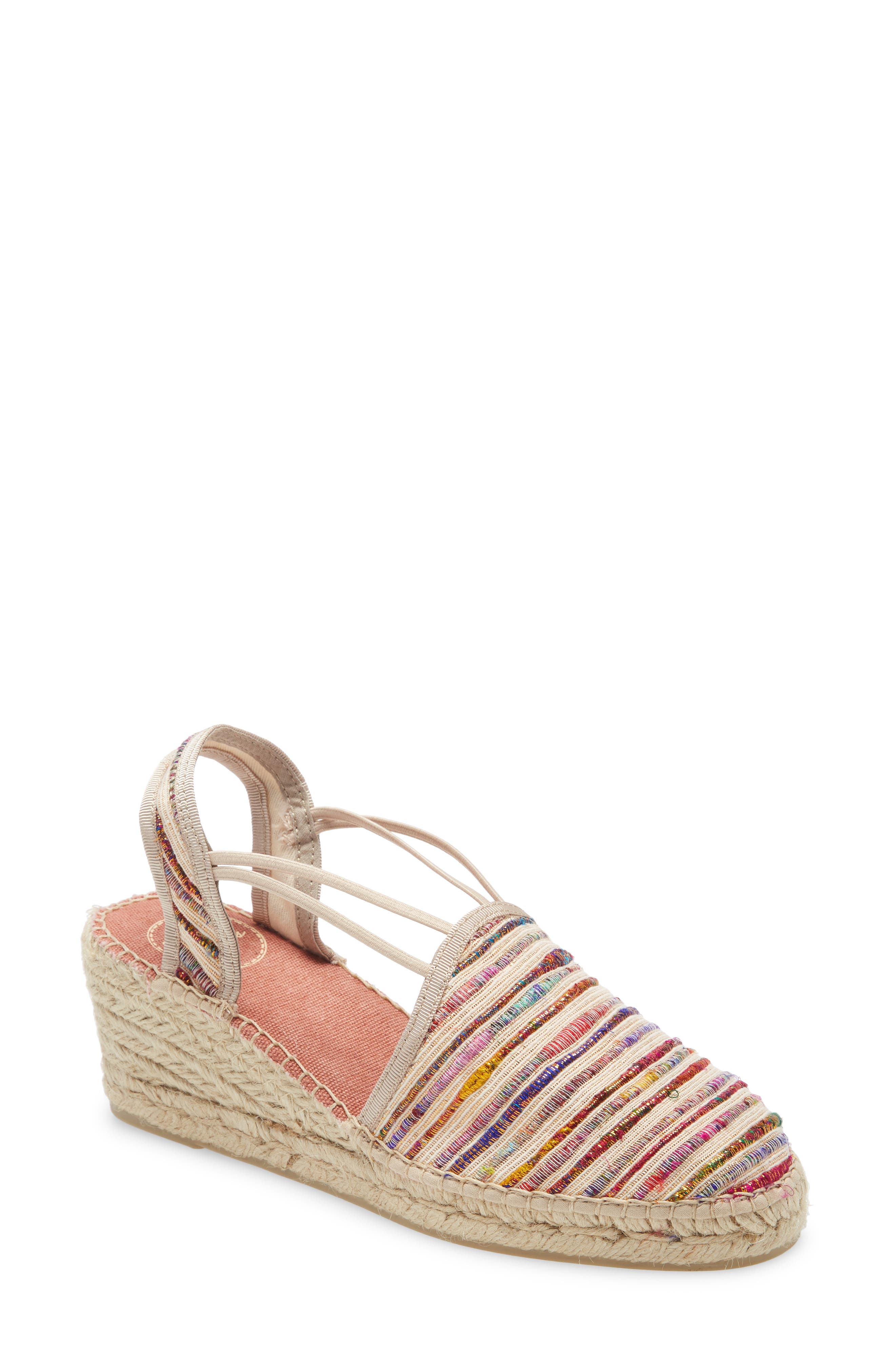 Toni Pons Tania Espadrille Wedge, Main, color, Multi Fabric