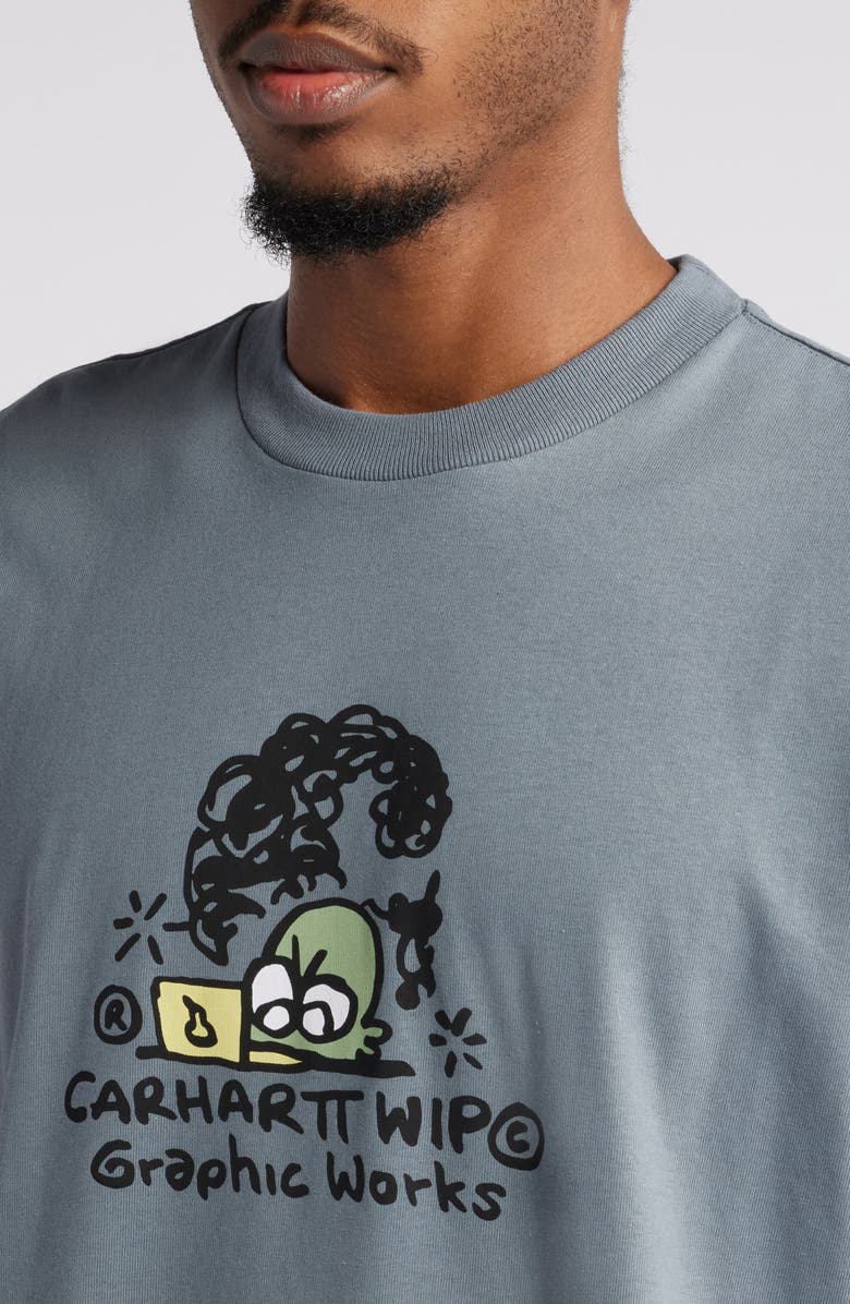 Carhartt Work In Progress Graphic Works Loose Fit Organic Cotton Graphic T-Shirt, Alternate, color, 