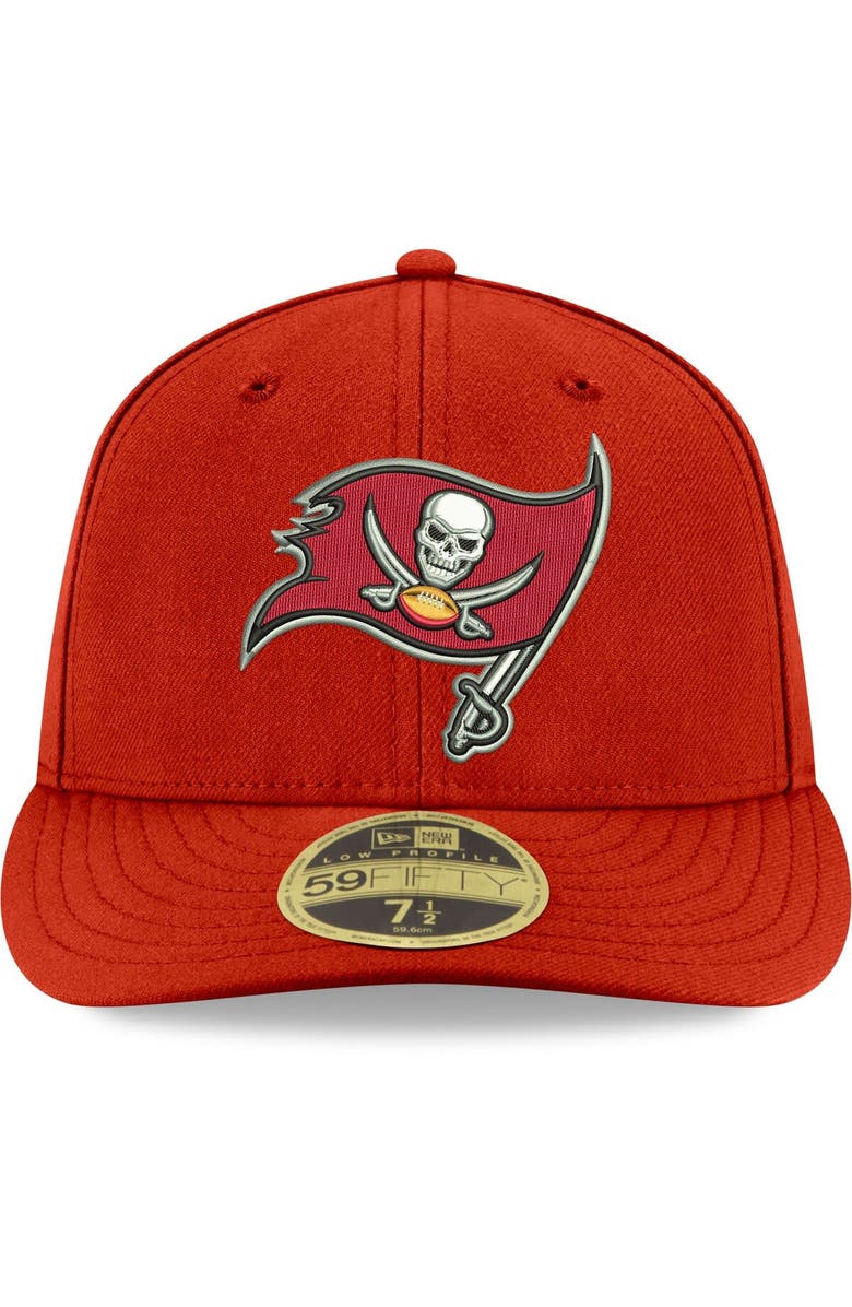 New Era Men's New Era Red Tampa Bay Buccaneers Omaha Low Profile 59FIFTY Fitted Team Hat, Alternate, color, Red