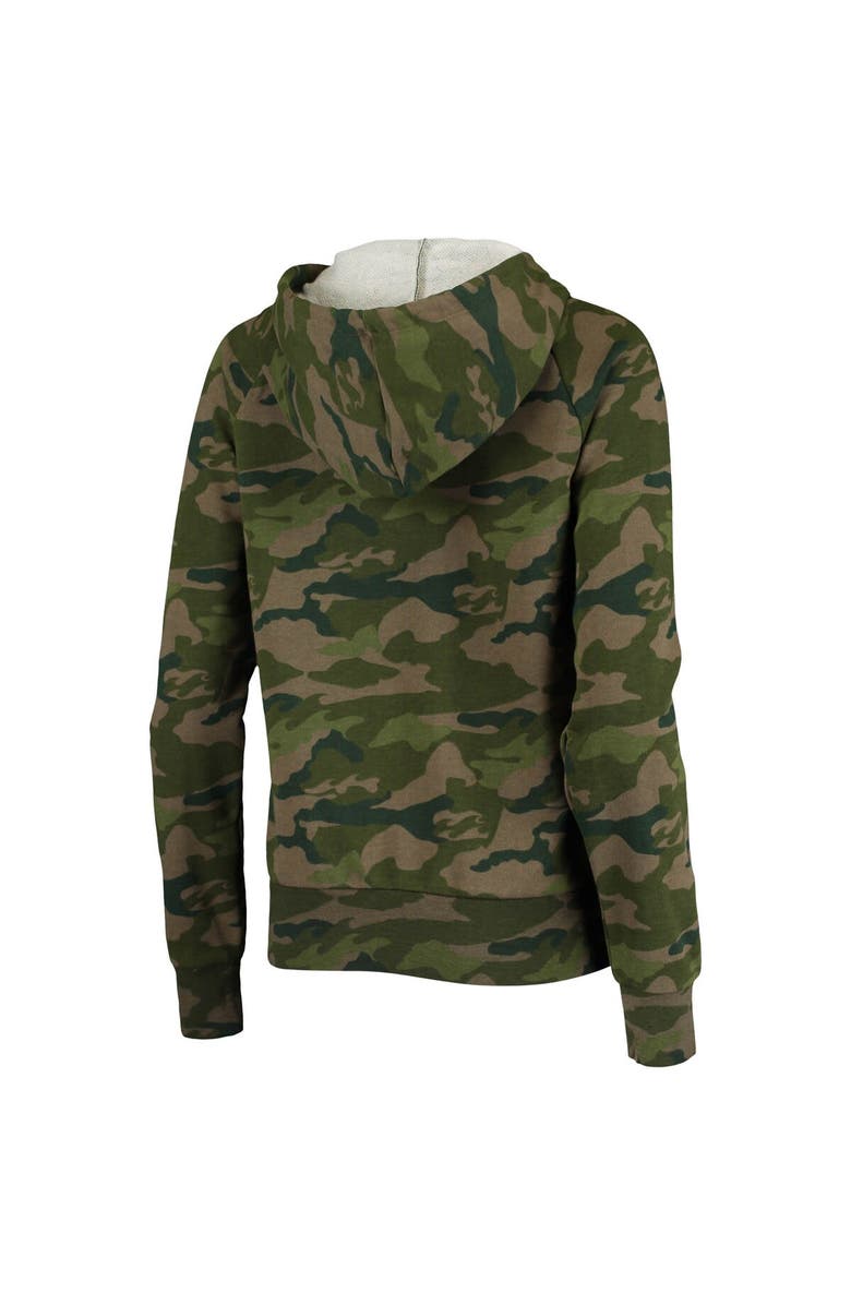 New Era Women's New Era Camo Seattle Seahawks Raglan Full-Zip Hoodie, Alternate, color, Camo