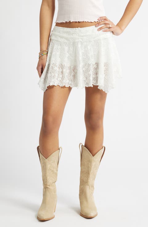 Lace Miniskort