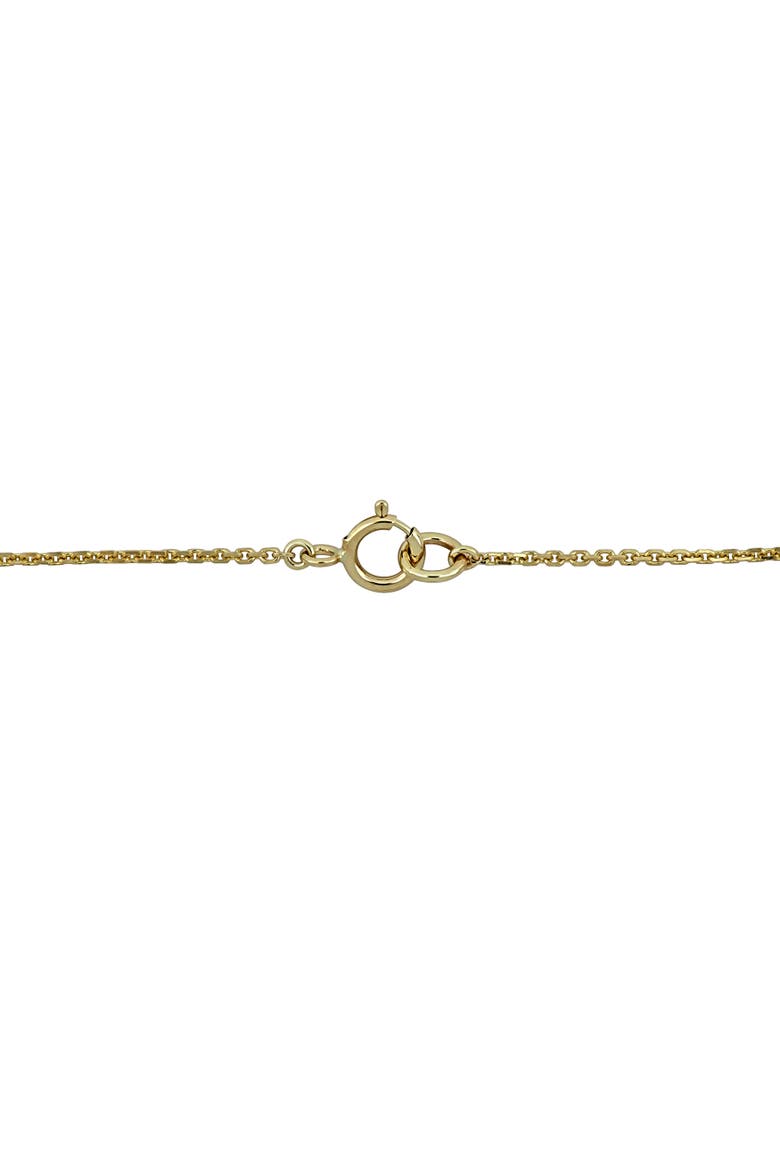 Lab-Grown Diamond Flower Station Bracelet 14k, Alternate, color, Yellow Gold