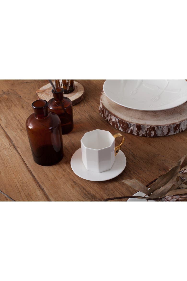 Cutlery Cup and Saucer Spoon Handle, Alternate, color, Multi