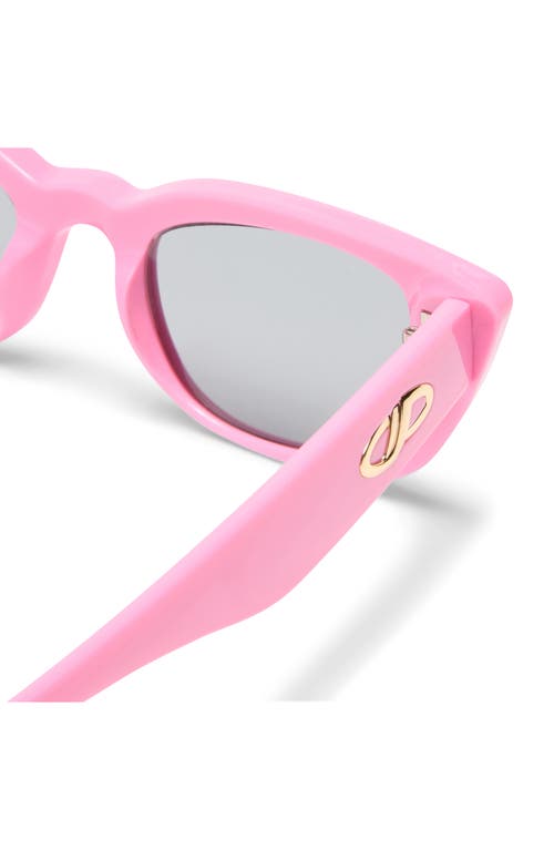 Le Specs Dream Lover Cat Eye Sunglasses, 50mm In Rouge Pink/smoke Tint