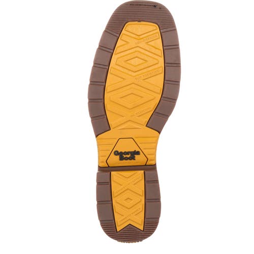 Georgia Boot Waterproof Carbotec Lt Pullon Work Boot In Brown