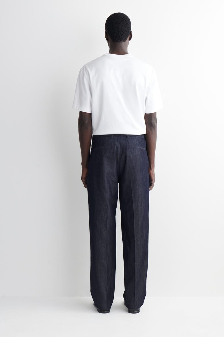 Raw Denim Regular-fit Straight-leg Pants, Alternate, color, INDIGO
