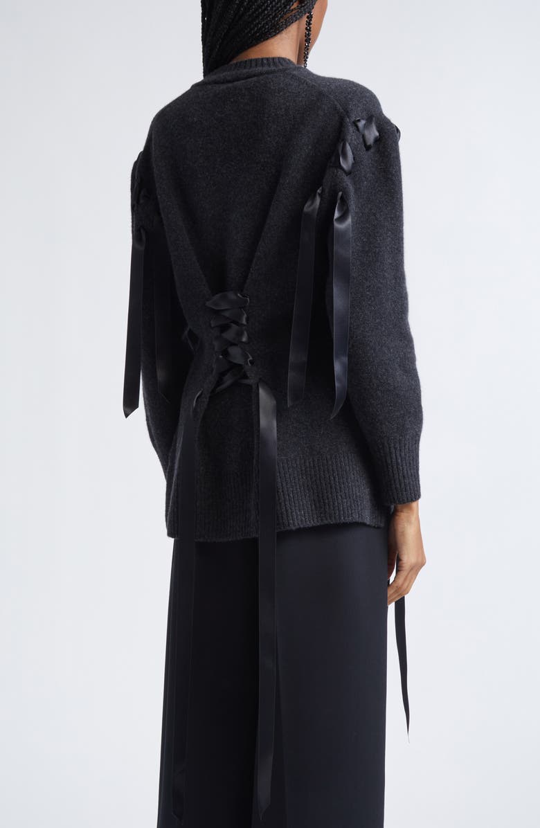 Simone Rocha Sculpted Ribbon Corset Corset, Alternate, color,