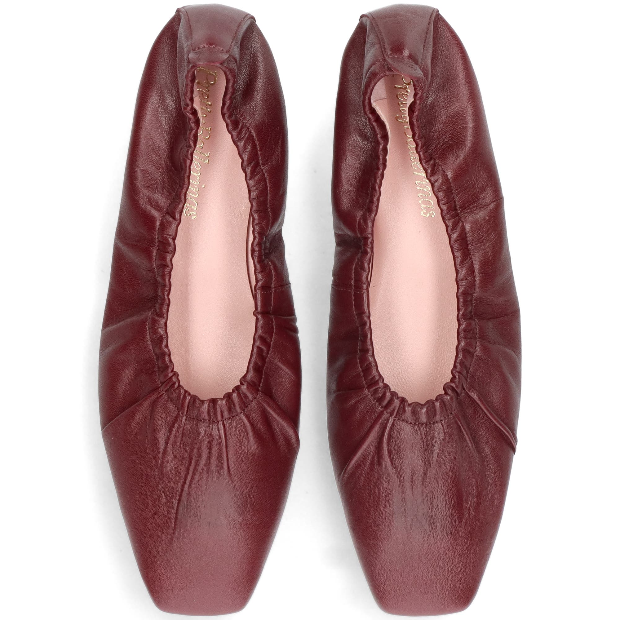 Pretty Ballerinas Rouched Ballet Flat, Alternate, color, Plum