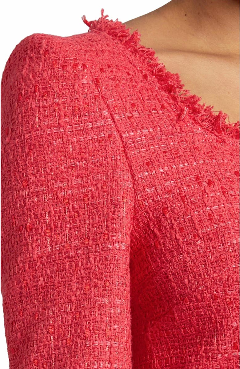 Santorelli ELARA Tweed Double-Breasted Jacket, Alternate, color, 