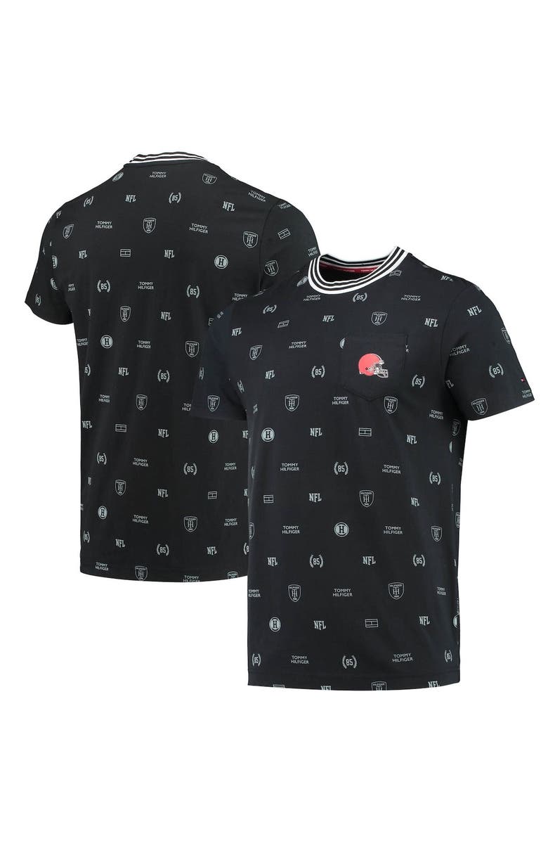 Tommy Hilfiger Men's Tommy Hilfiger Black Cleveland Browns Essential Pocket T-Shirt, Main, color, Black