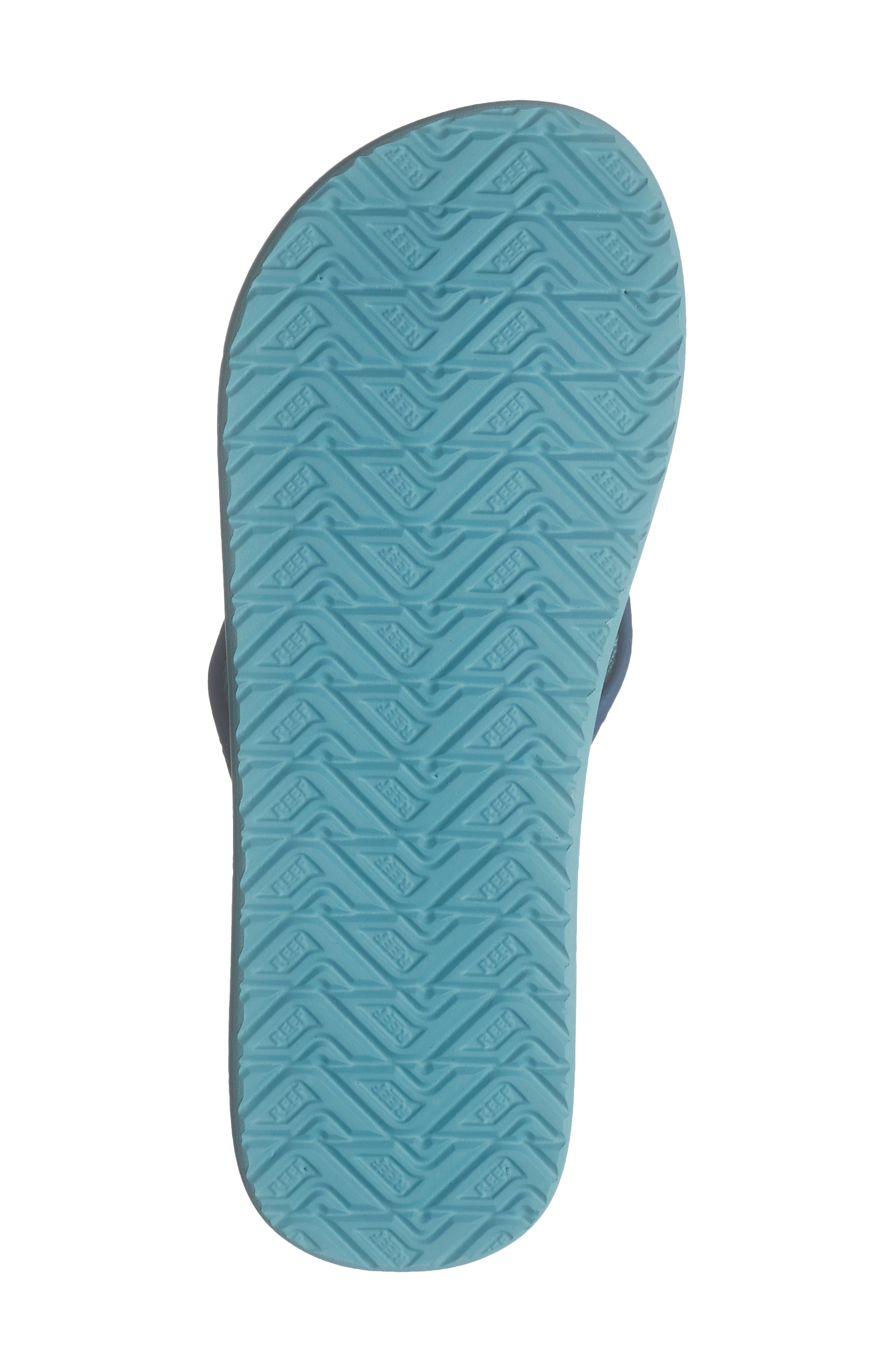 Reef Kids' Ahi Flip Flop, Alternate, color, Royal Sharks