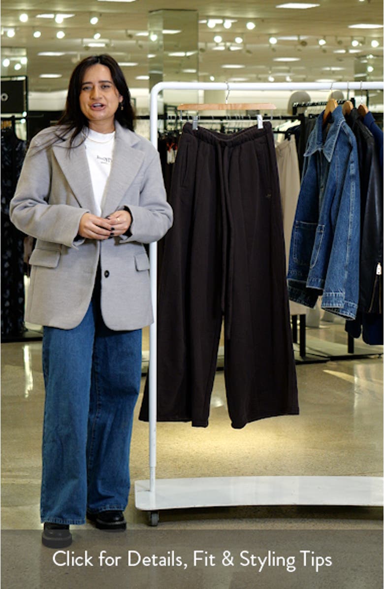 Essential Wide Leg Track Pants, sales video thumbnail