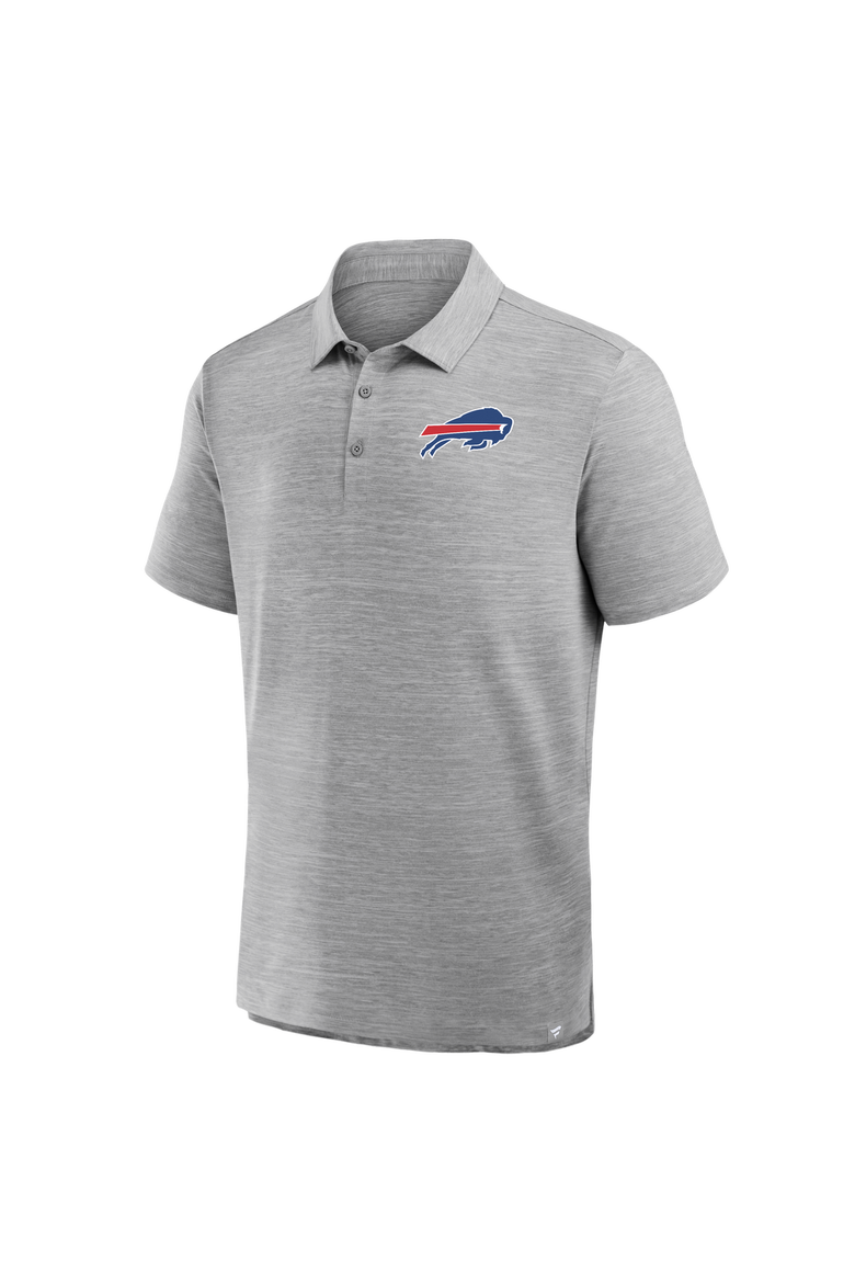 Men's Fanatics Heather Gray Buffalo Bills Clutch Polo, Alternate, color, Heather Gray