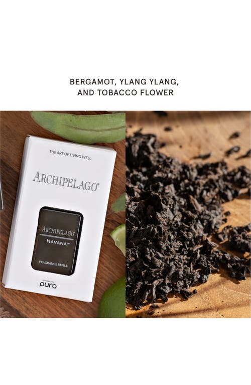 Pura X Archipelago Palm Beach 2-pack Diffuser Fragrance Refills In Havana