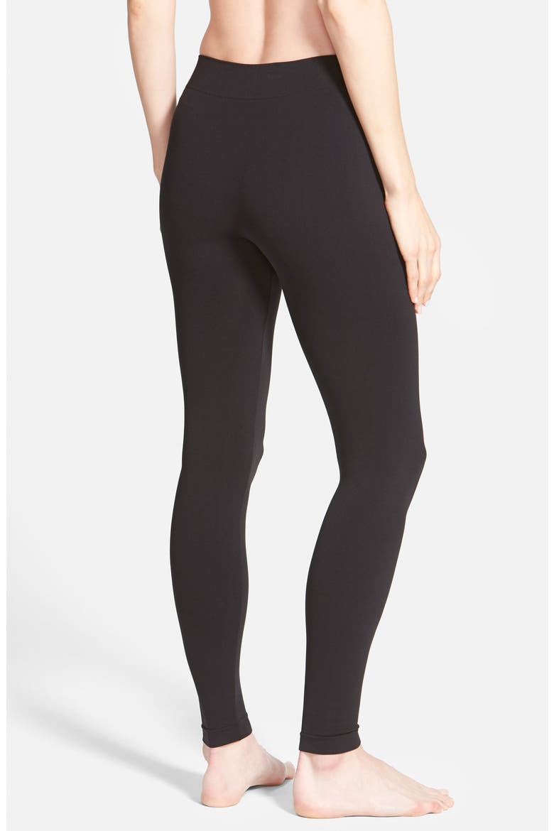 Seamless Leggings, Alternate, color, BLACK