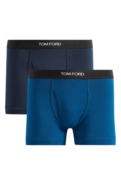 2-Pack Cotton Jersey Boxer Briefs
