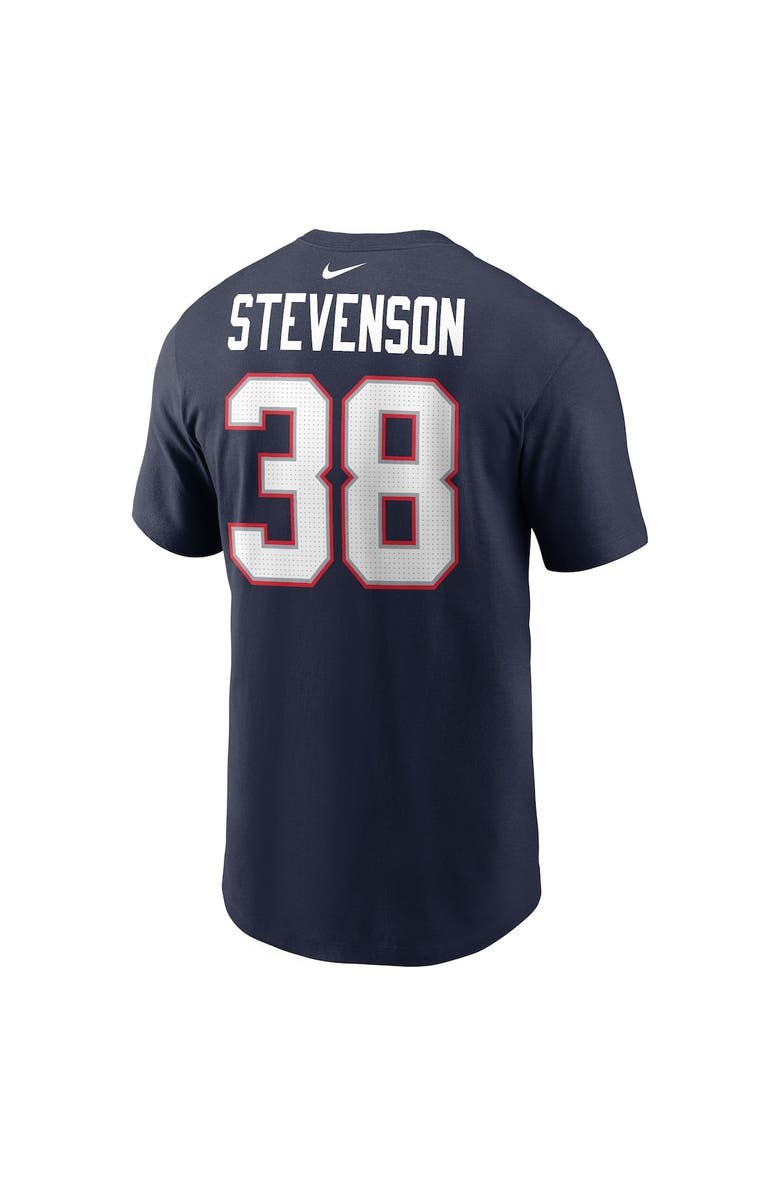 Nike Men's Nike Rhamondre Stevenson Navy New England Patriots Player Name & Number T-Shirt, Alternate, color, Navy
