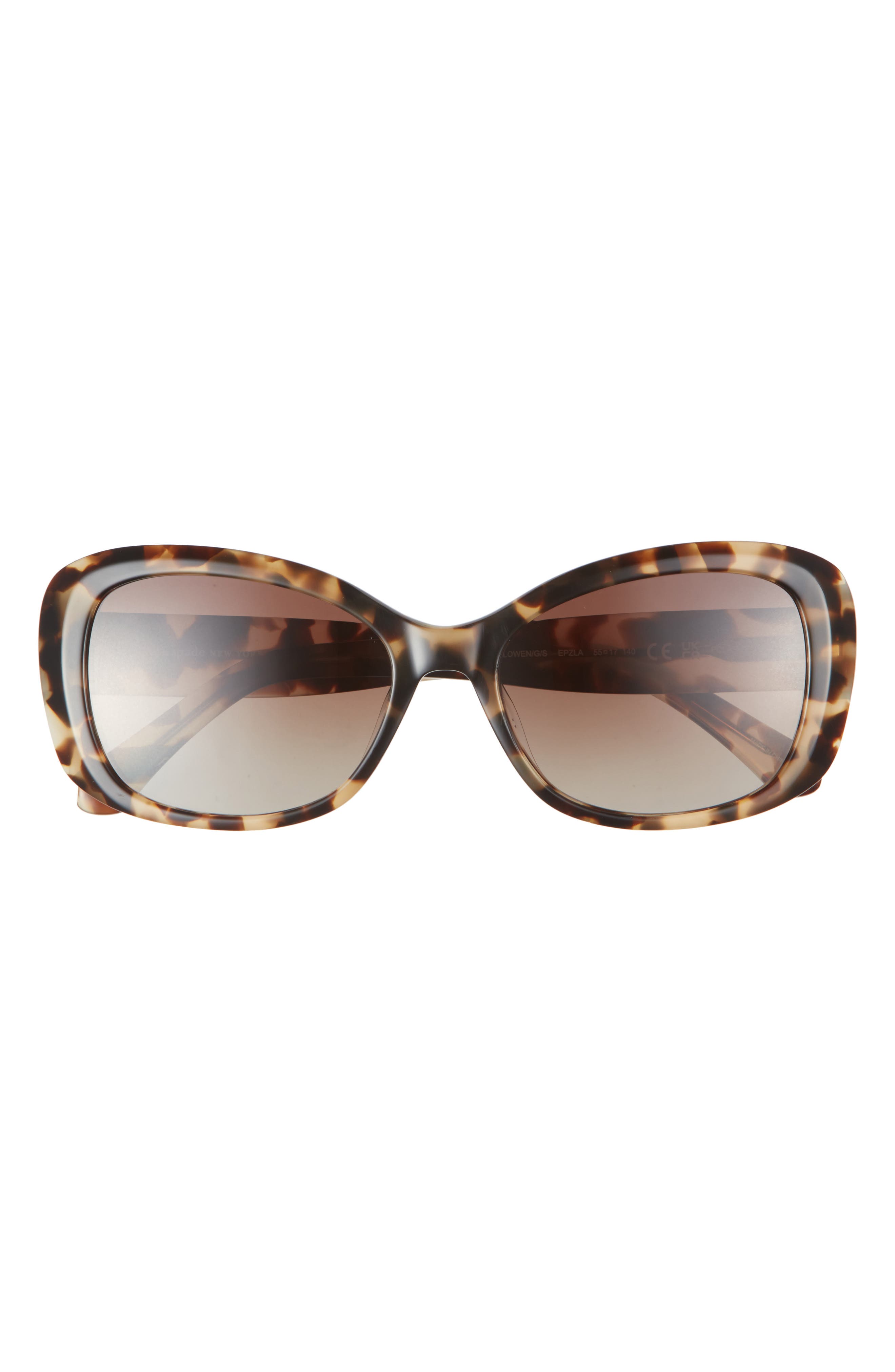 elowen 55mm polarized gradient rectangular sunglasses