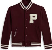 Polo Ralph Lauren Kids' Double Knit Varsity Bomber Jacket