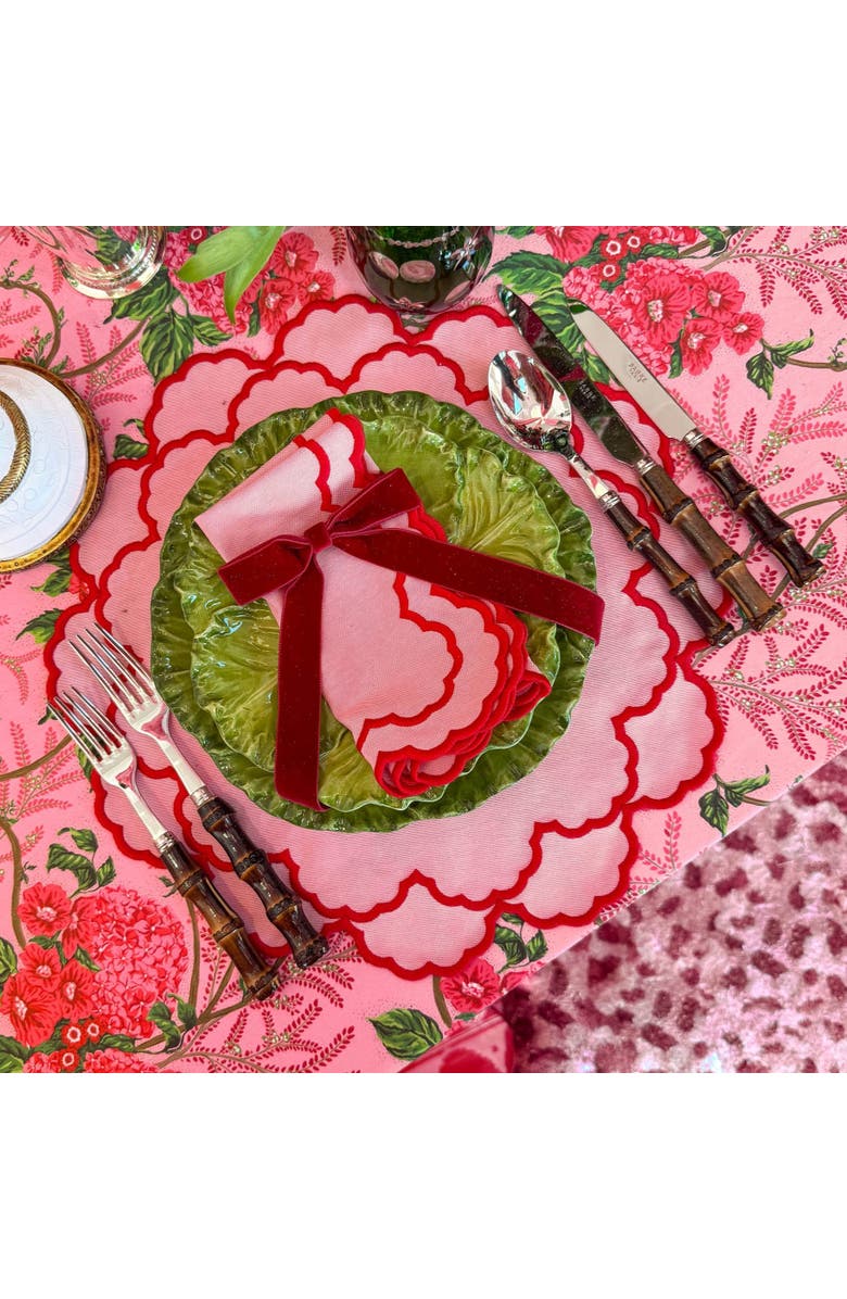 Mrs. Alice Pink Carolina Napkins, Alternate, color, Pink