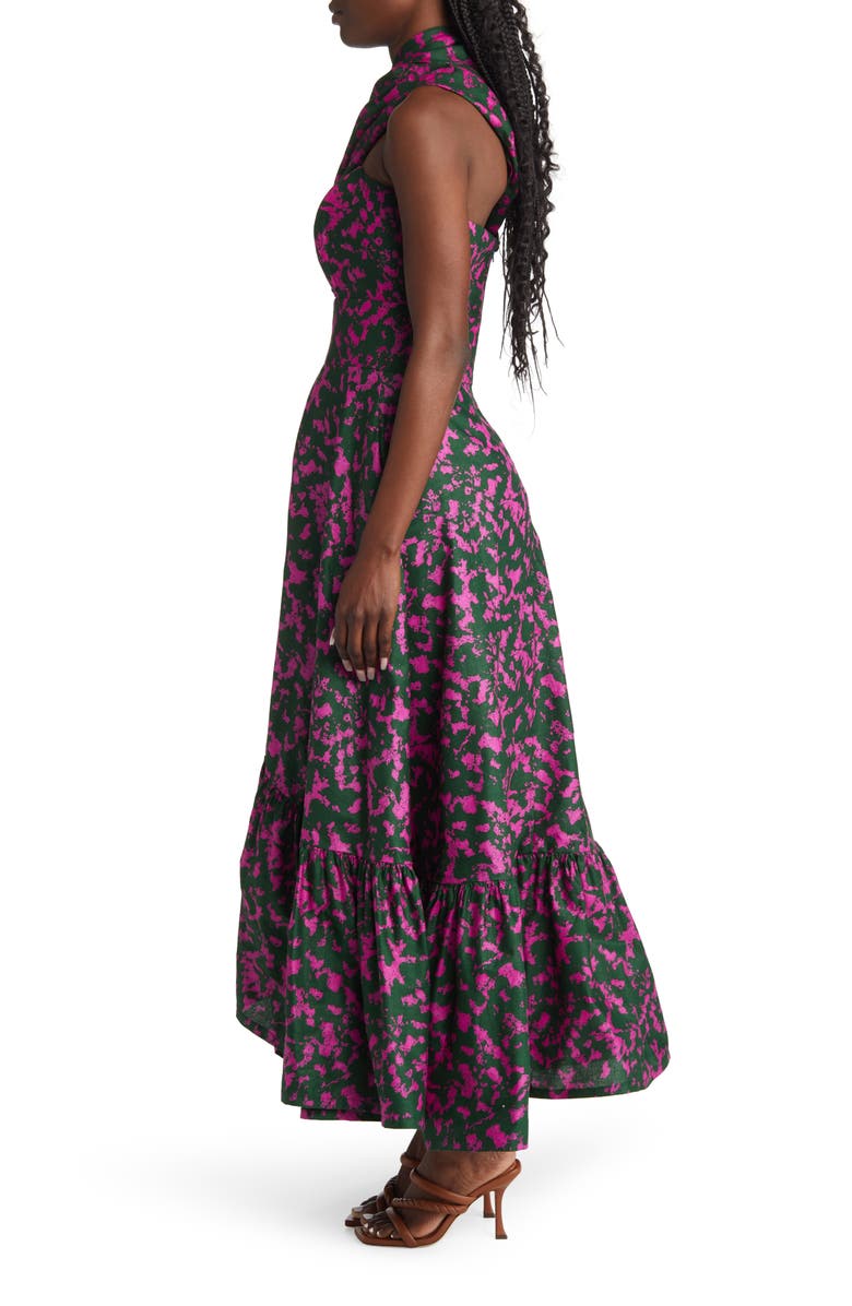 SIKA Beeko One-Shoulder Cotton Maxi Dress, Alternate, color, 