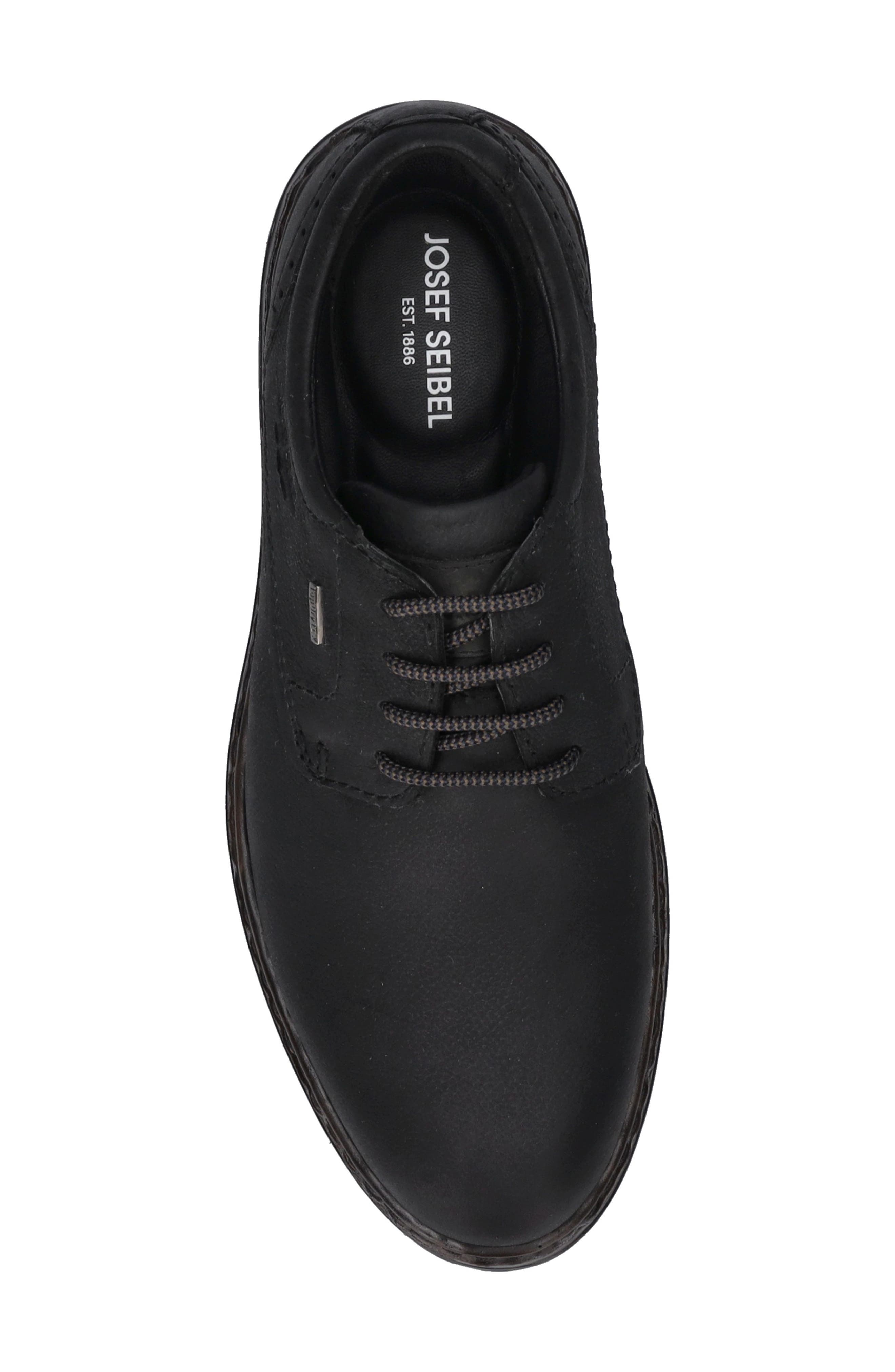 Josef Seibel Erroll Waterproof Derby, Alternate, color, Black
