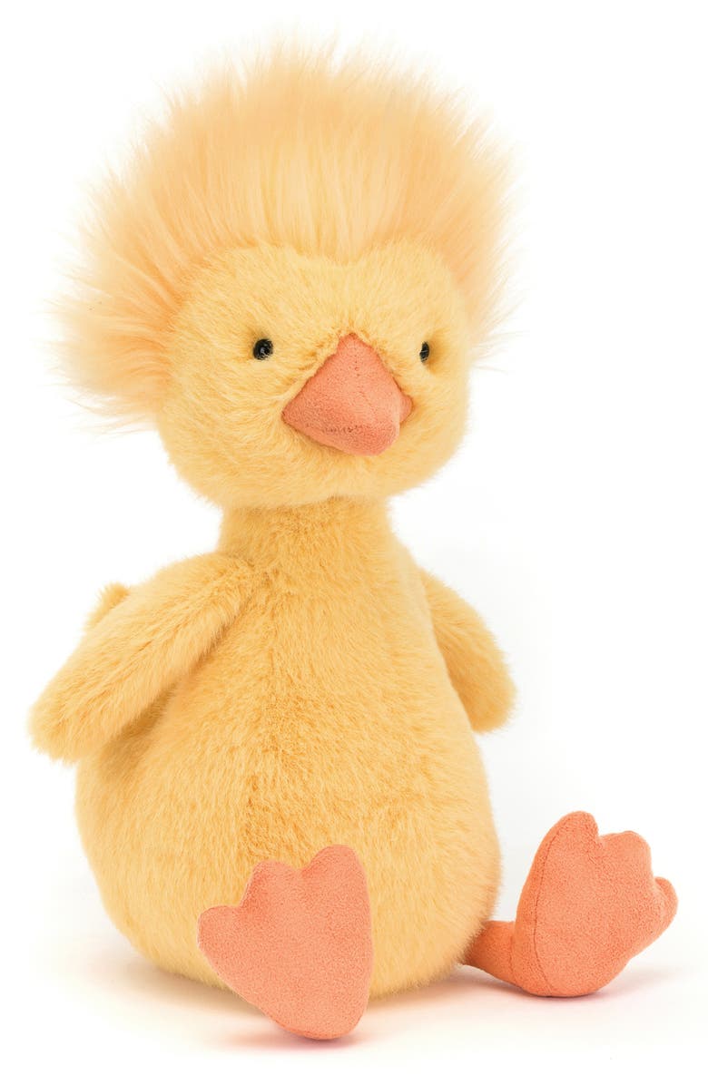 Jellycat Dorit Duckling Stuffed Animal, Main, color, 