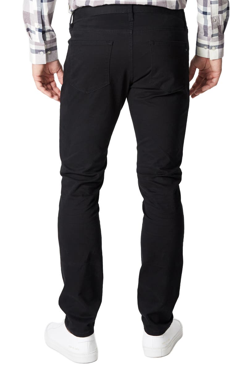 7 Diamonds Clifton Slim Brushed Twill Slim Straight Leg Five-Pocket Pants, Alternate, color, 