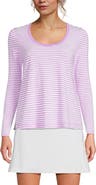 Lands' End Power Performance Long Sleeve Scoopneck Tee