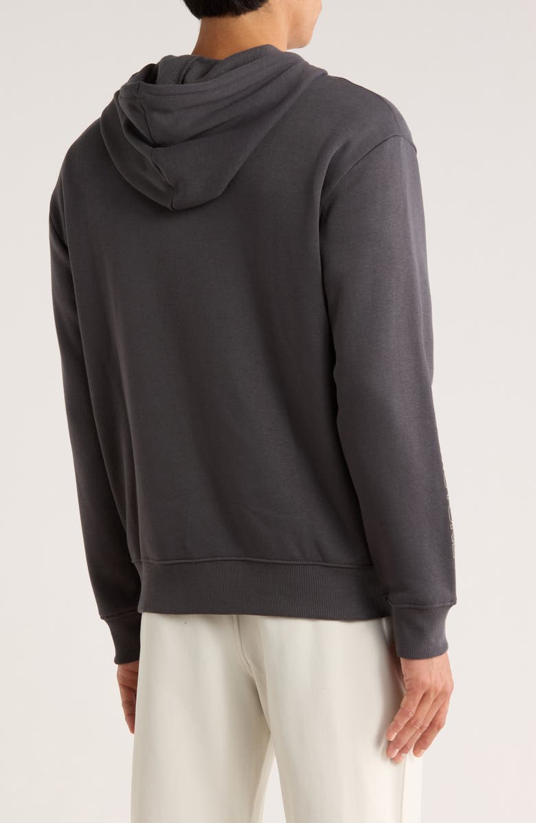 Volcom Brute Zip Hoodie, Alternate, color, Black