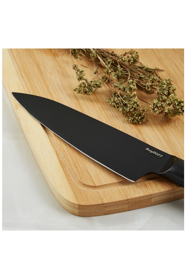 DiNA Boron 6-Piece Knife Block, Alternate, color, BLACK