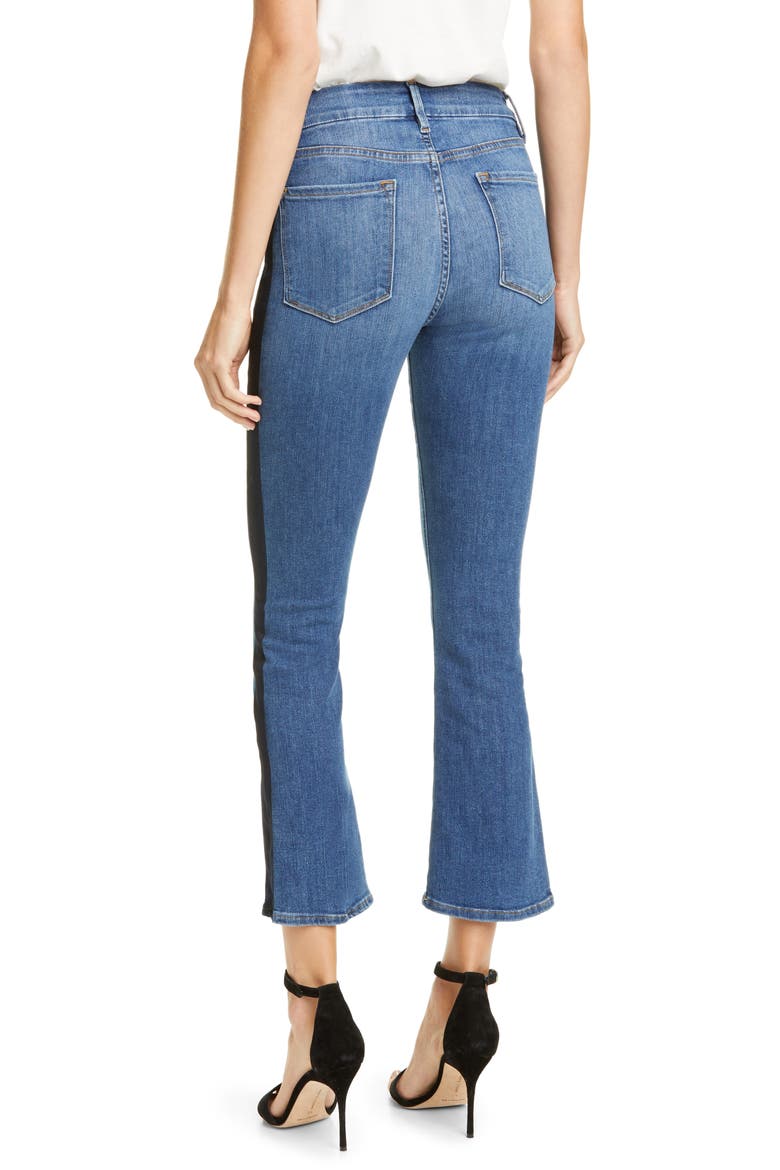 Le Crop Mini Boot Jeans, Alternate, color, KENYA