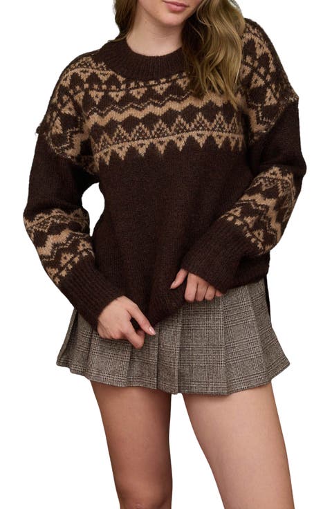 Fair Isle Crewneck Sweater