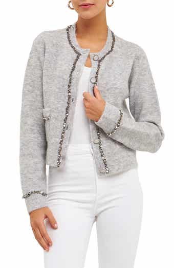Endless Rose Sequin Trim Cardigan