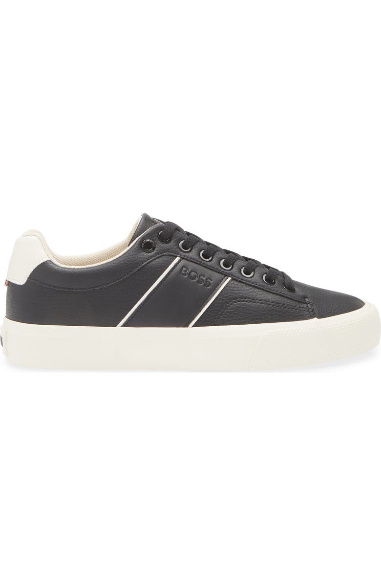 BOSS Aiden Tennis Sneaker, Alternate, color, Black