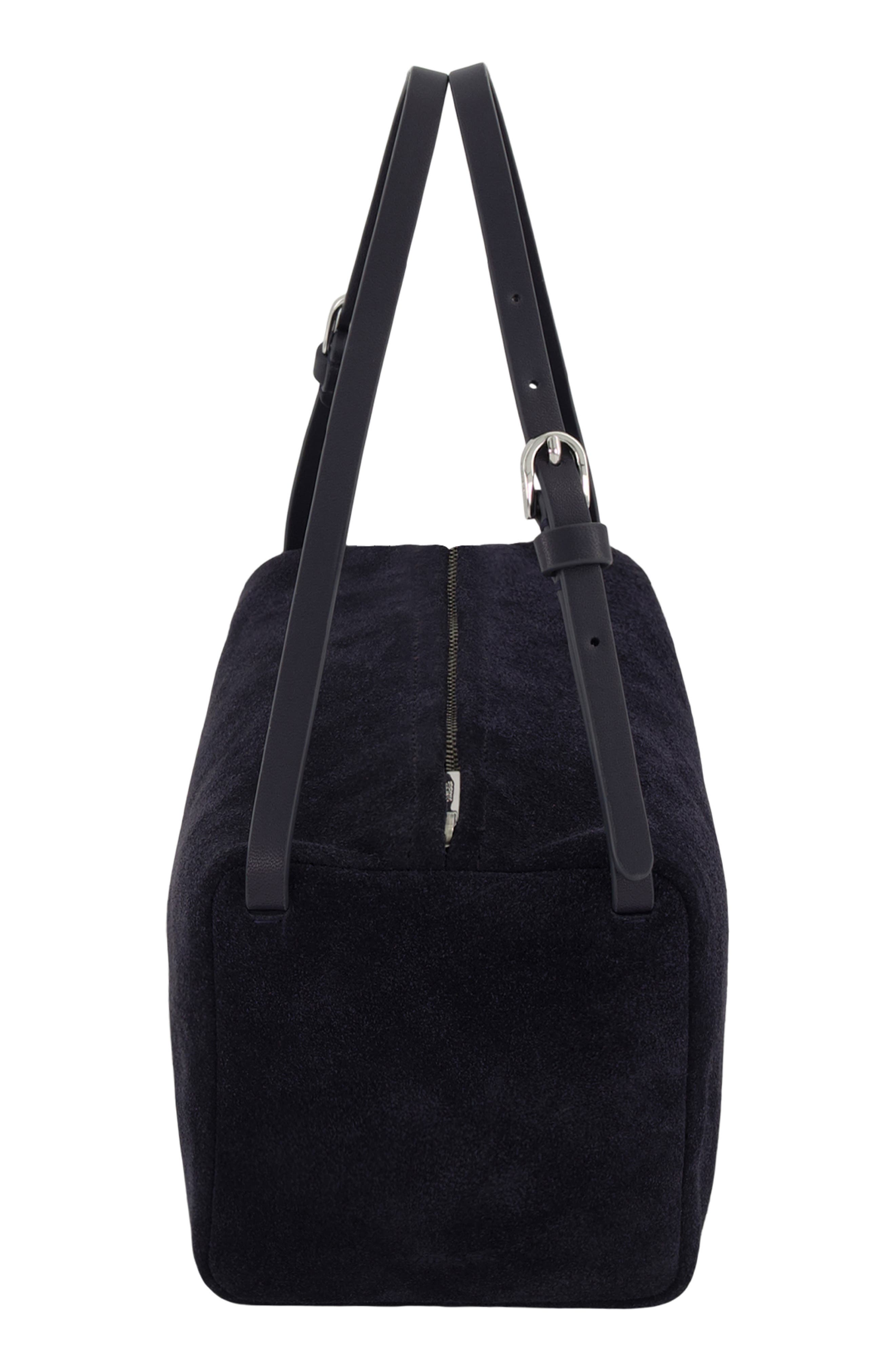 Vince Josie Suede Top Handle Bag, Alternate, color, Coastal