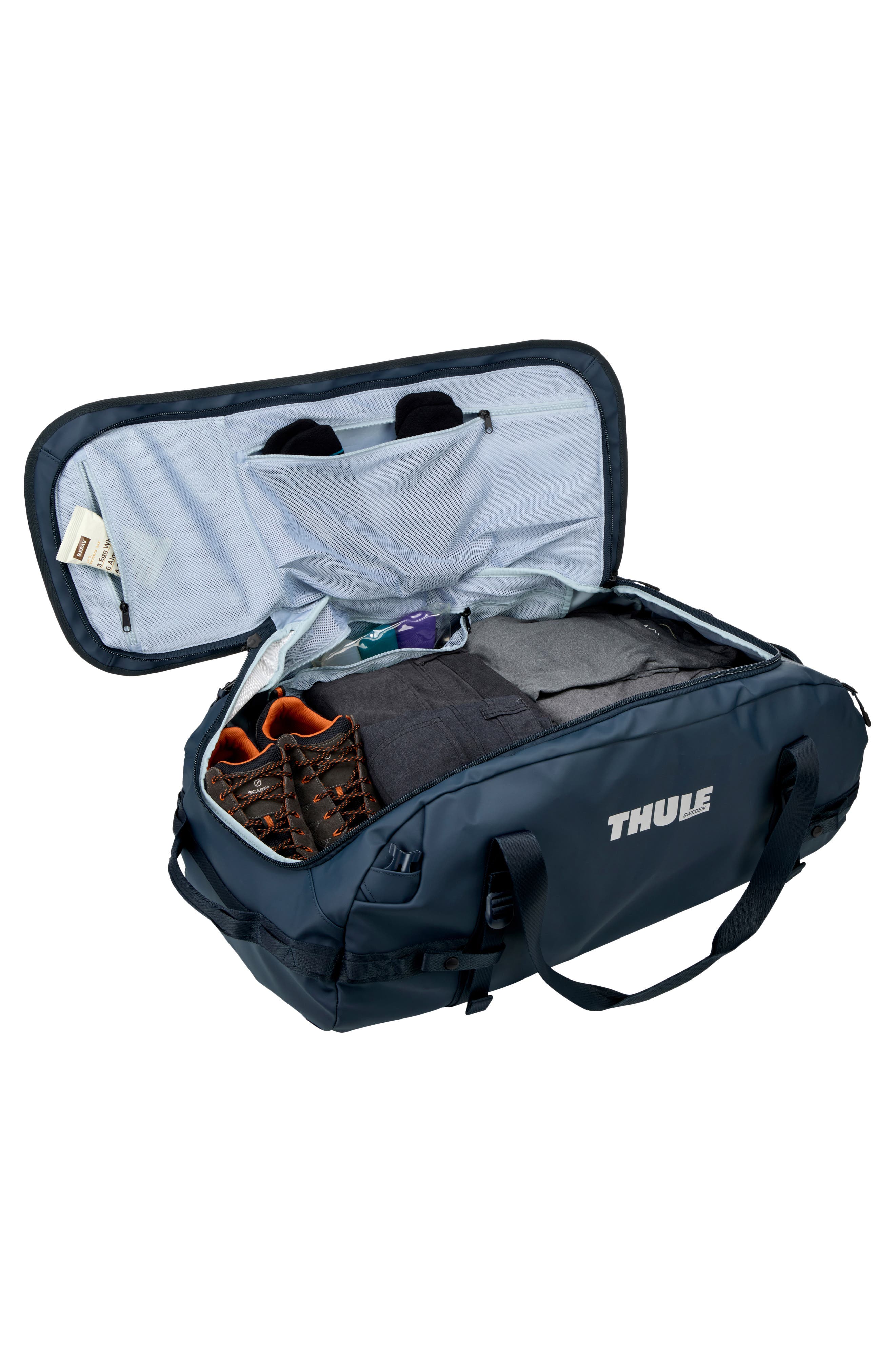 Chasm 90-Liter Duffle Bag, Alternate, color, DARKEST BLUE