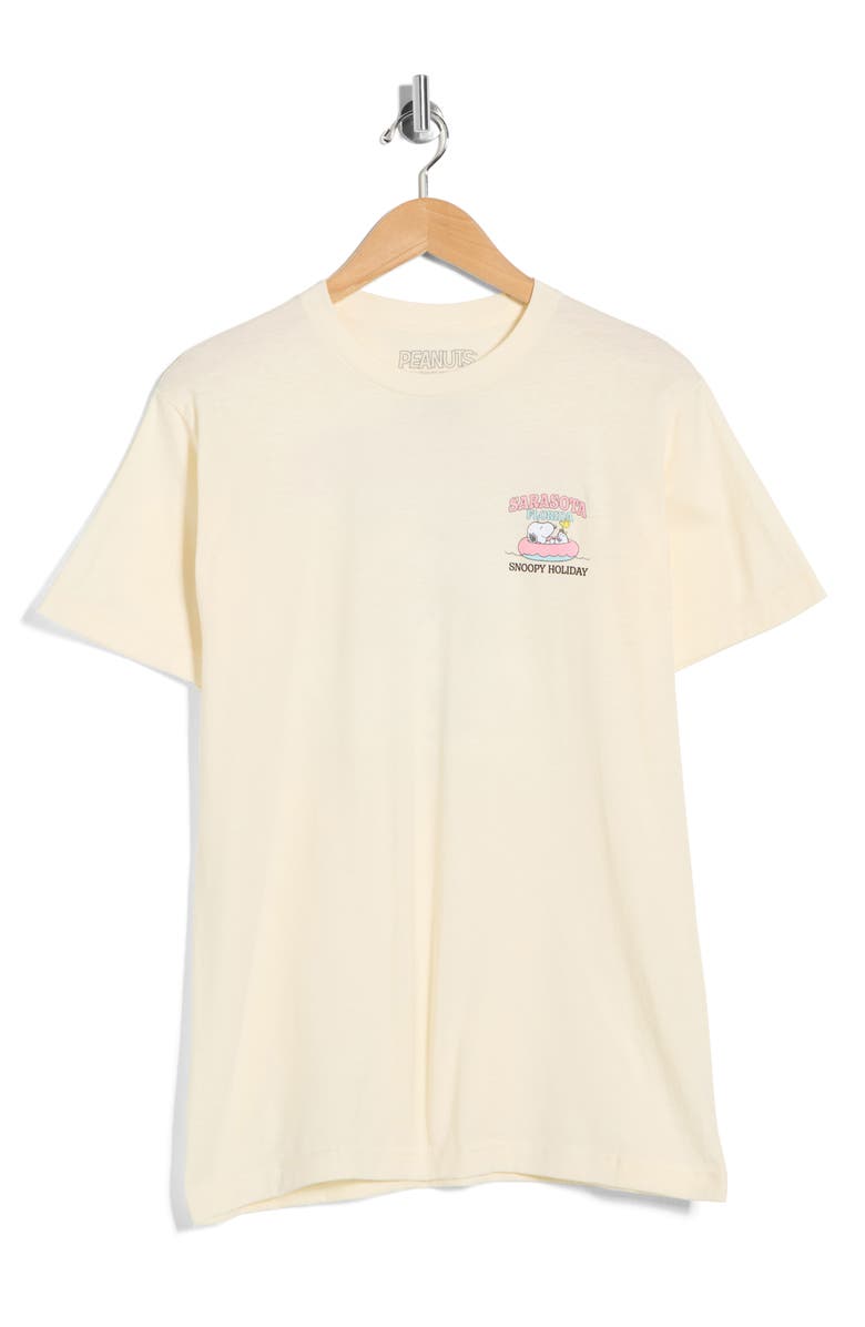 The Forecast Agency Peanuts Sarasota Graphic T-Shirt, Main, color, Cream