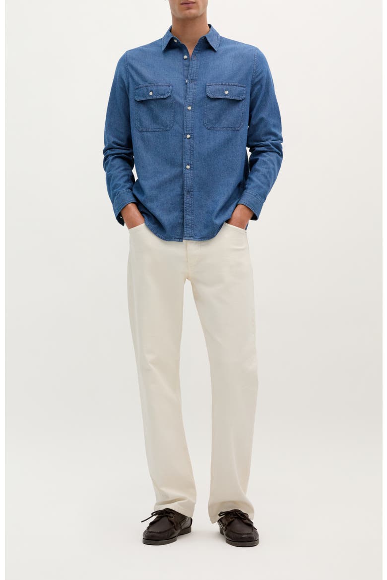 Coastal Denim  Pockets Shirt, Alternate, color, BLUE DENIM