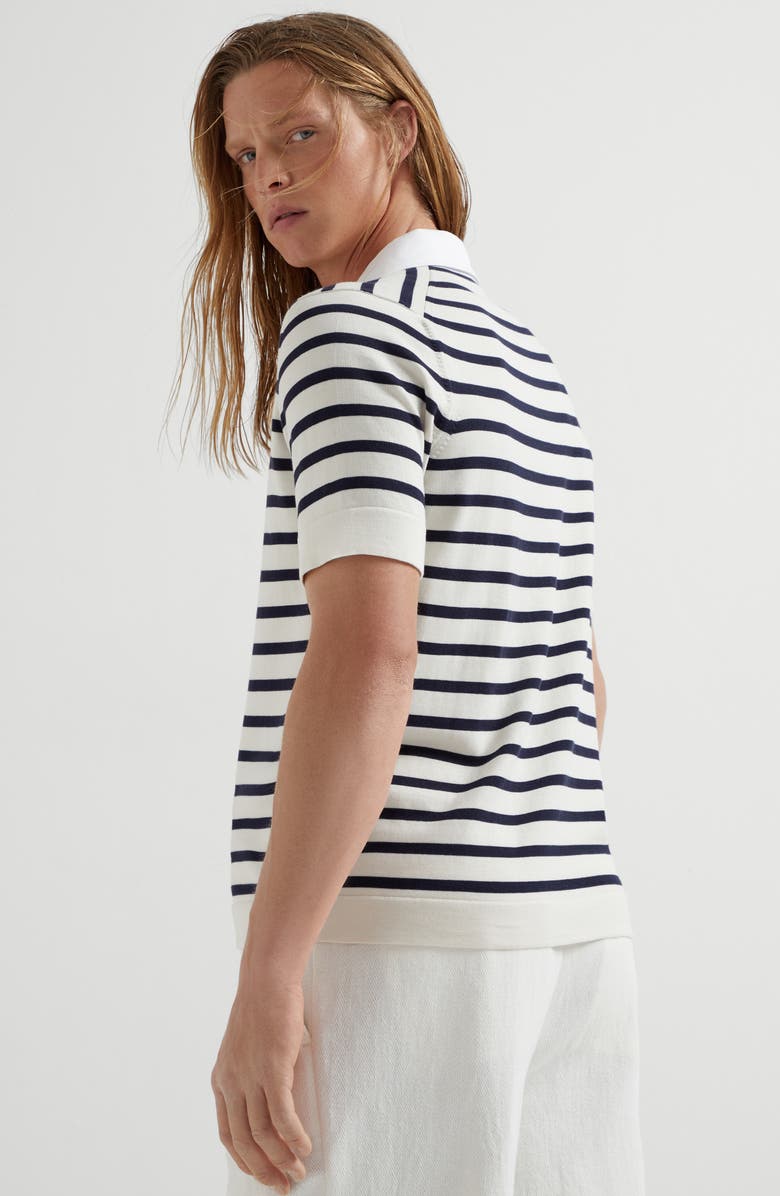 Brunello Cucinelli Knit polo shirt, Alternate, color, 