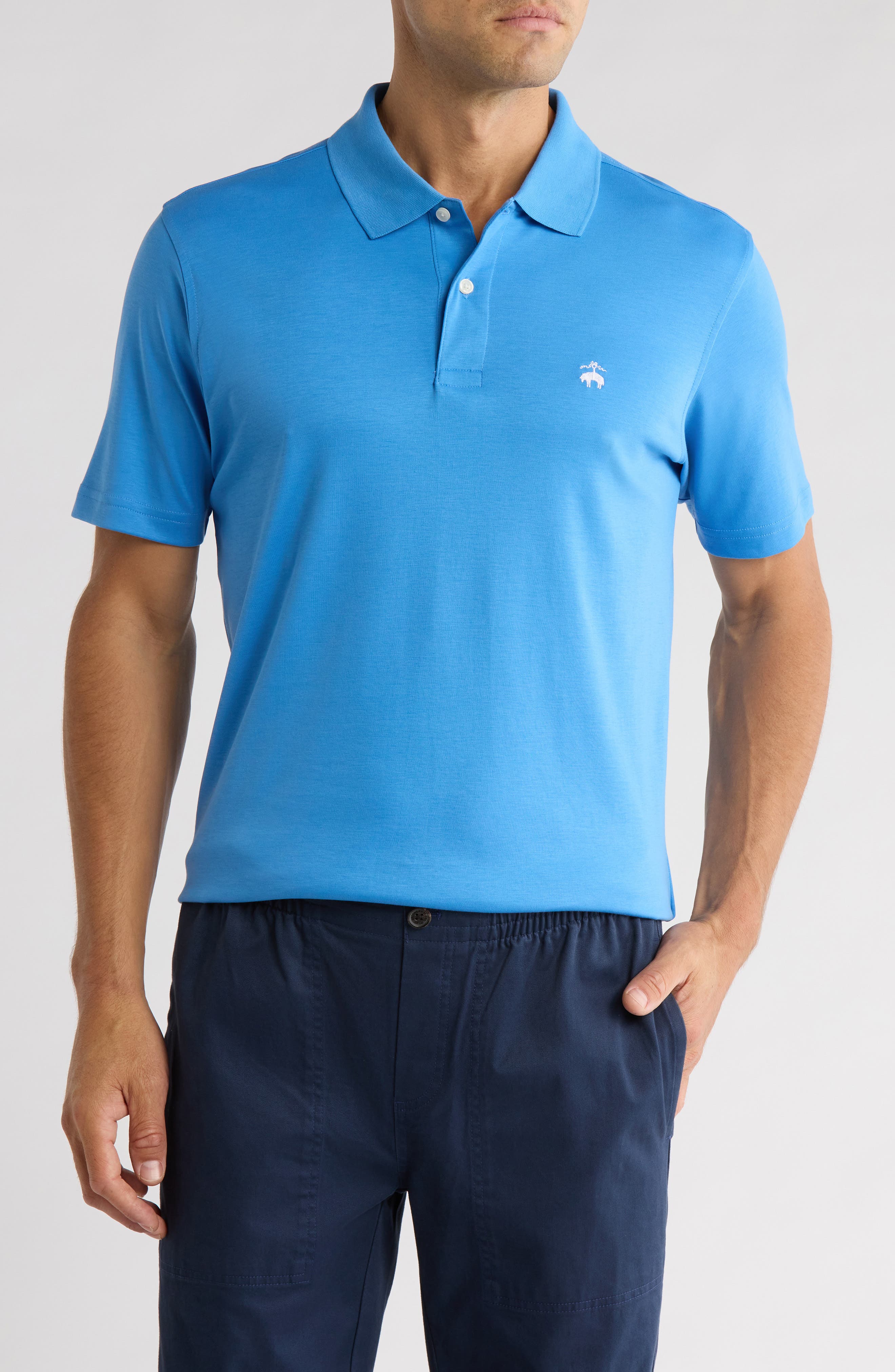 Brooks Brothers Cotton Interlock Knit Polo