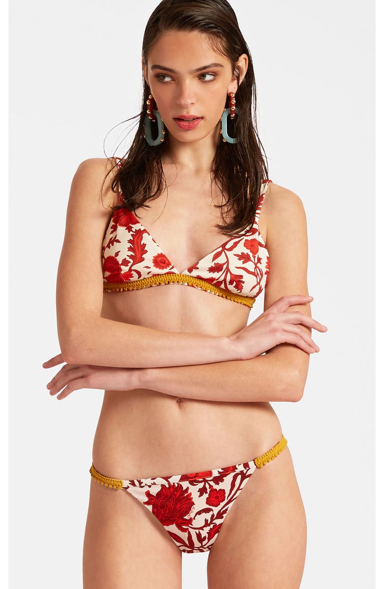 La DoubleJ Fonda Top, Main, color, Dragonflower Mini Red