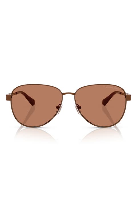 59mm Pilot Sunglasses