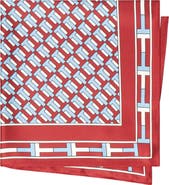 Tory Burch Logo Print Silk Neckerchief