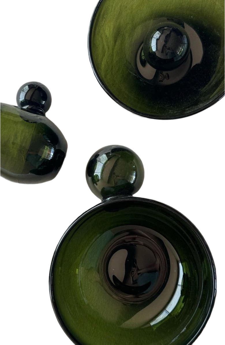 Meso Goods Mitla Bowl by Diego Olivero Studio, Alternate, color, Green