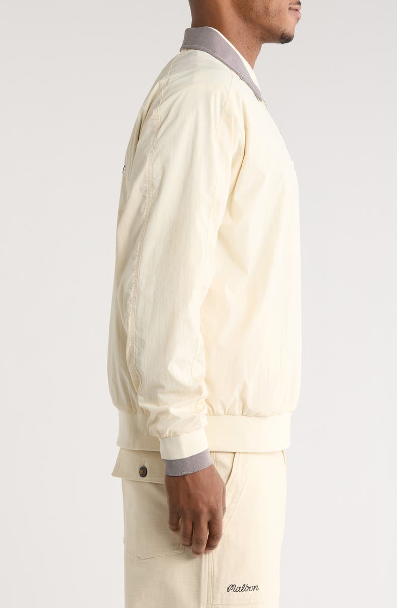 Malbon Golf Dove Quarter Zip Pullover, Alternate, color, Dove Grey