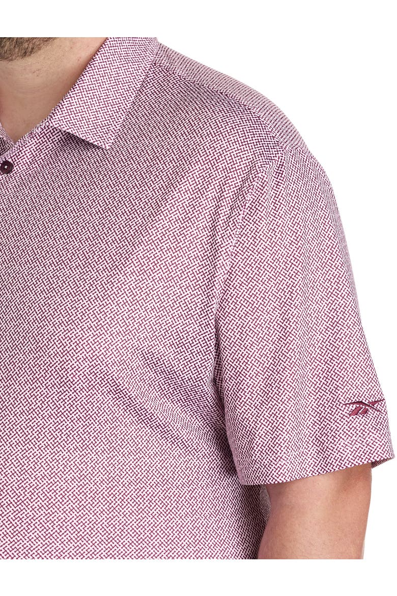Big & Tall Connect The Dot Performance Polo Shirt, Alternate, color, BLACK CHERRY