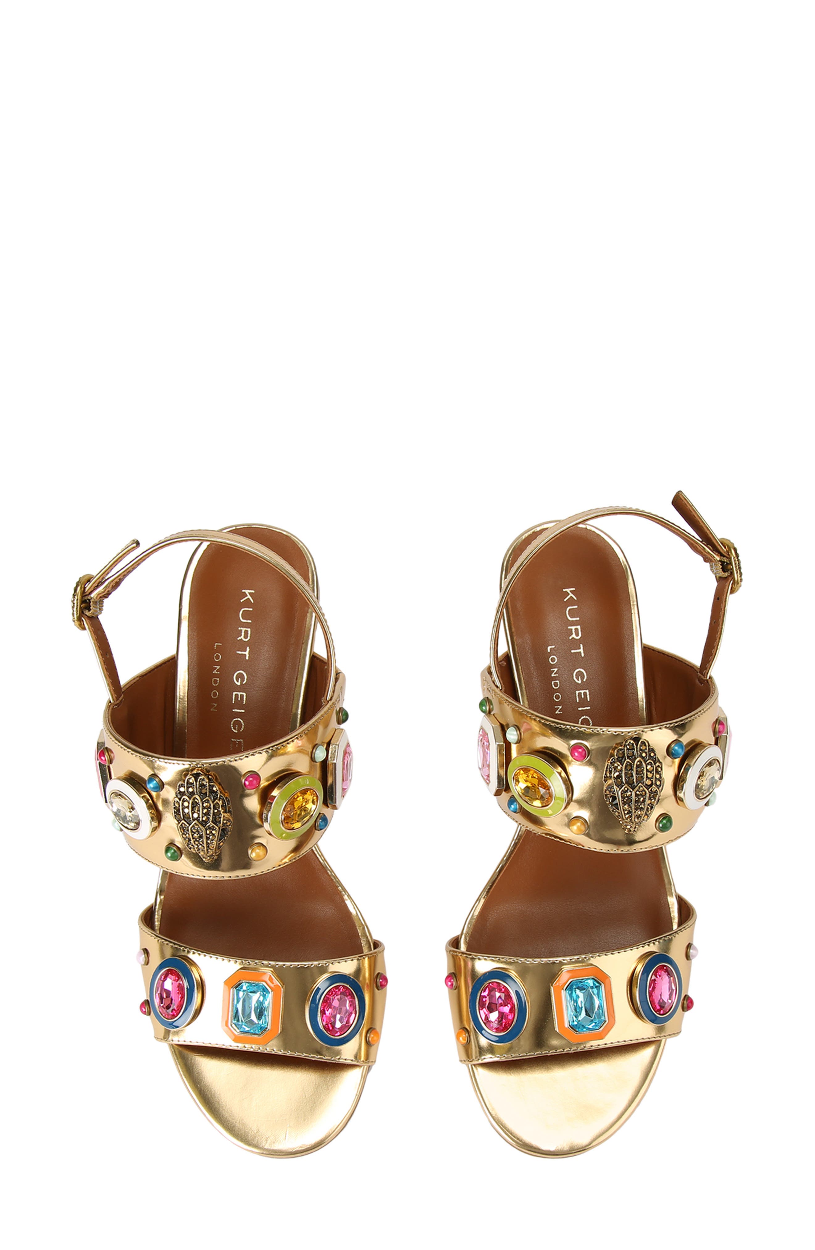 Kurt Geiger London Embellished Slingback Sandal, Alternate, color, 